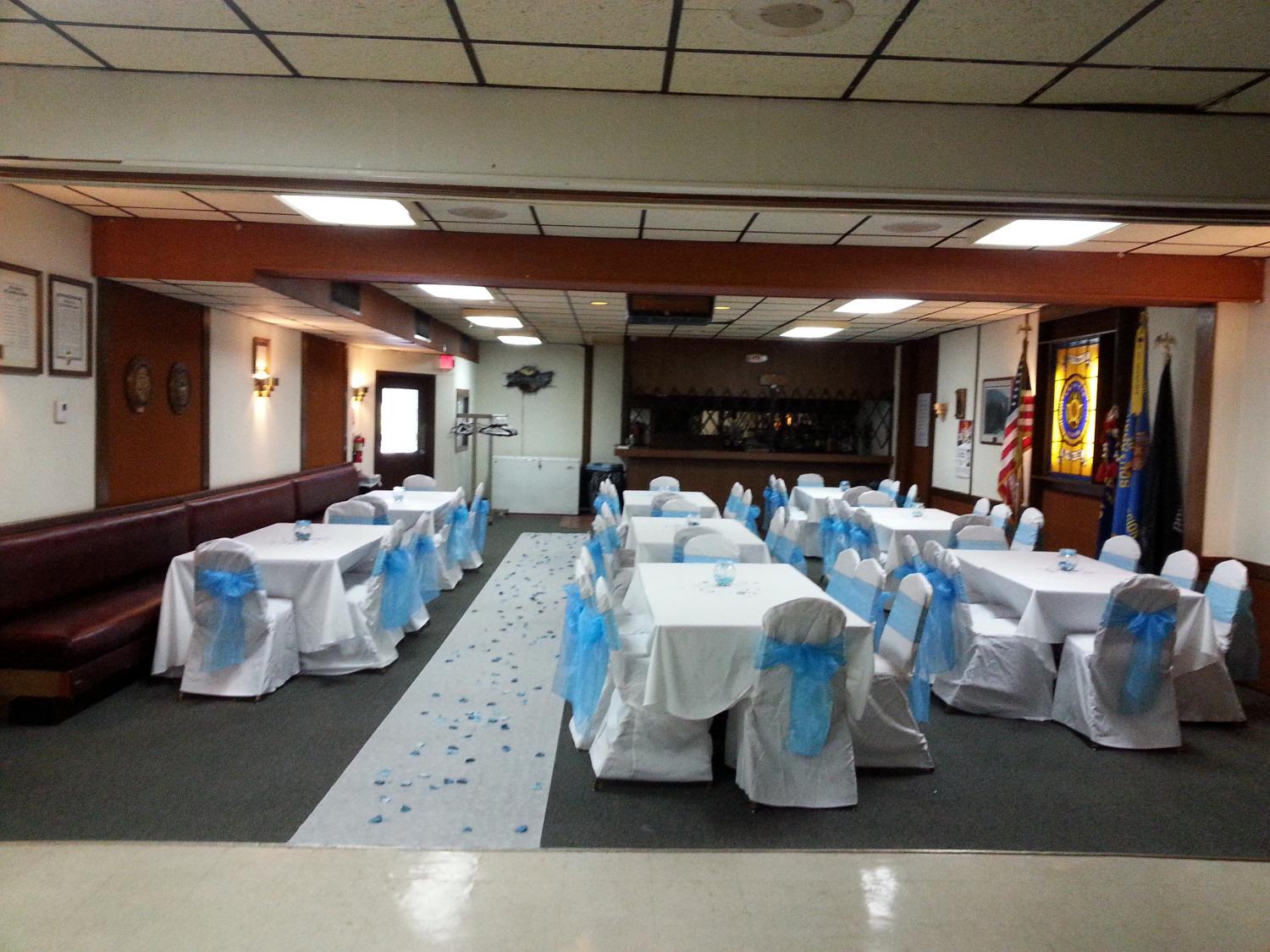 View from dance floor towards front door&bar