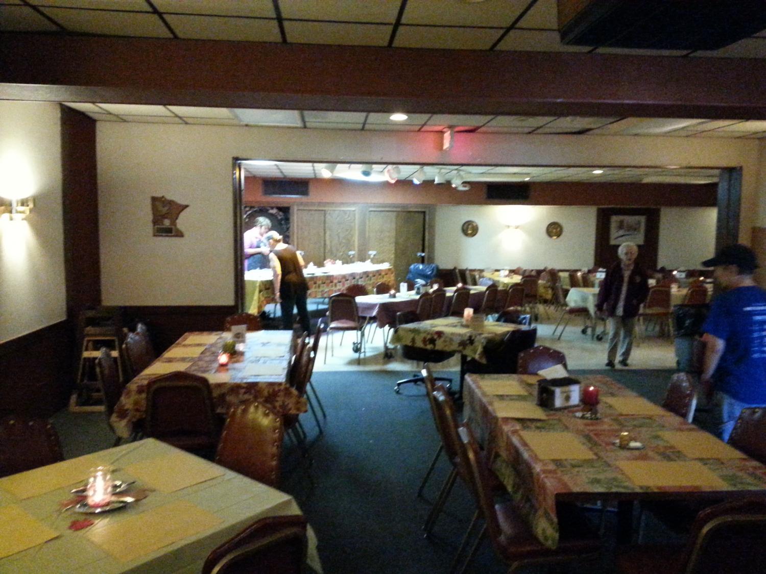 View from bar towards dance floor