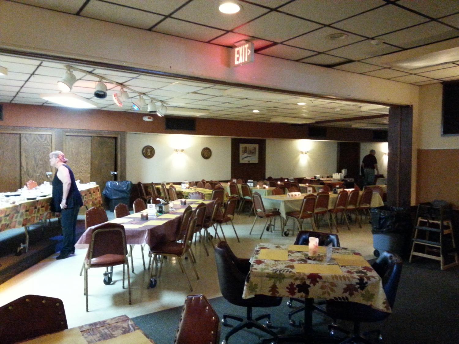 View from bar towards dance floor