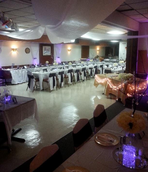 View from center of room towards far end